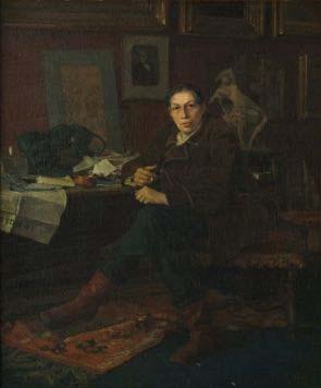 Jules Bastien-Lepage Albert Wolff in His Study oil painting image